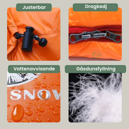 Ultralätt Dunsovsäck 3–4 Säsonger